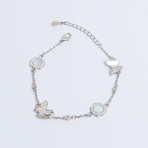 Fluttering Wings 925 Silver Bracelet - Hallmark Certified