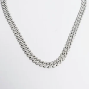Cricketer’s Charm 925 Silver Chain - Hallmark Certified
